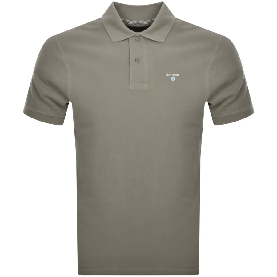 Barbour pique polo shirt clearance